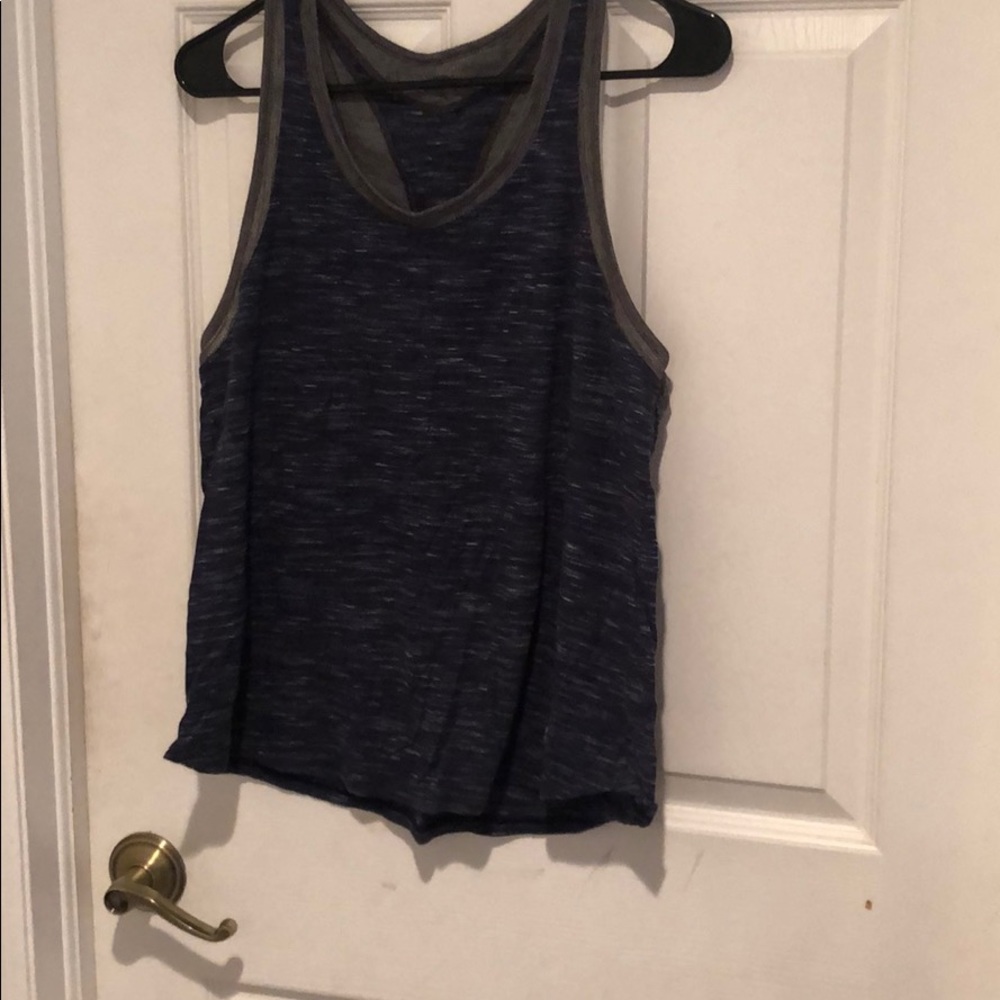 Blue under armour tank